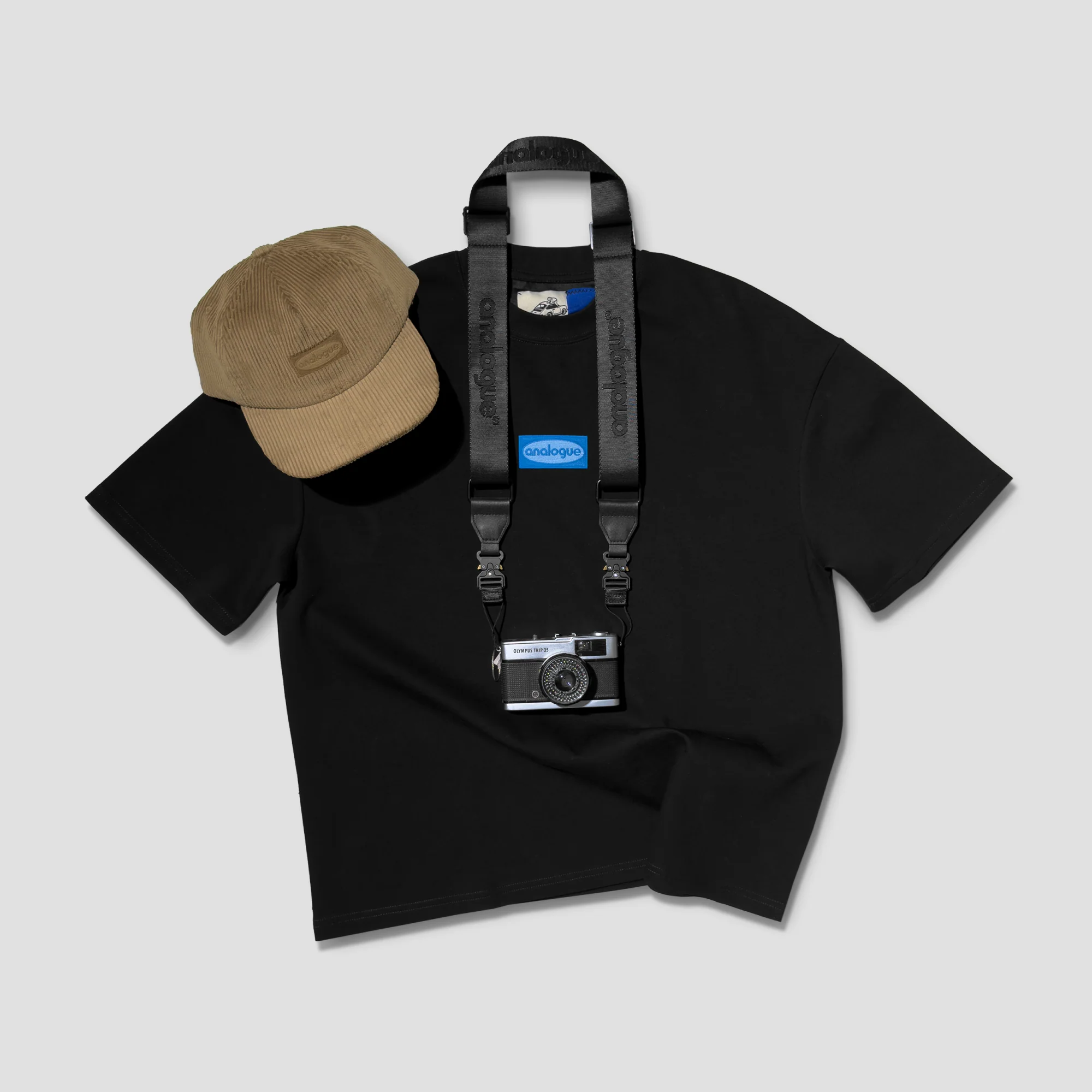 Analogue Crop Black T-Shirt - Image 4