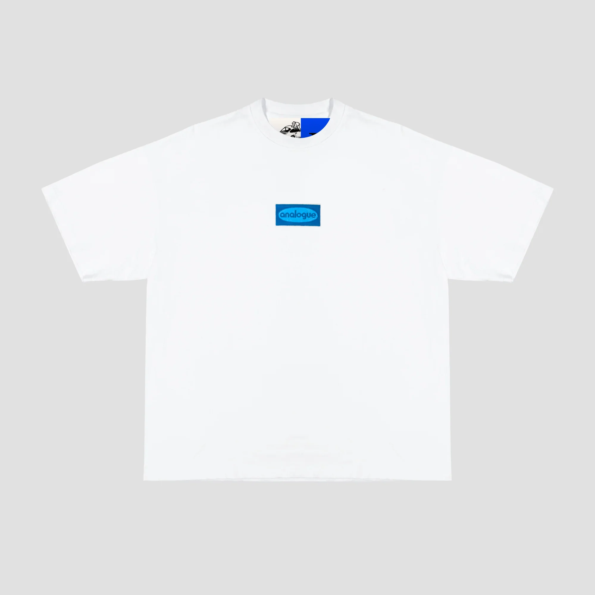 Analogue Crop White T-Shirt